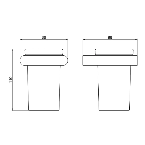 Стакан Timo Luiro 18433/18 черное золото Стакан Timo Luiro 18433/18 черное золото