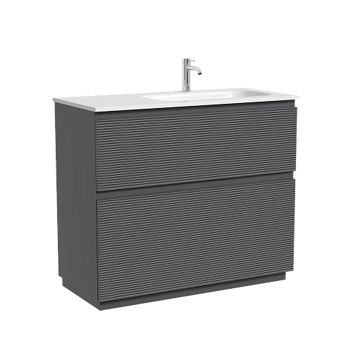 Тумба под раковину SANCOS Folk Floor FL100FRGS правая 995х445х850 Grey soft, напольная Тумба под раковину SANCOS Folk Floor FL100FRGS правая 995х445х850 Grey soft, напольная