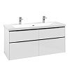 Картинка анонса товара «тумба под раковину villeroy &amp; boch subway 3.0 brilliant white / brilliant white c60201ve»
