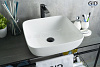 Картинка анонса товара «раковина gid n9439 51152 накладная белая 46x46x14,5»