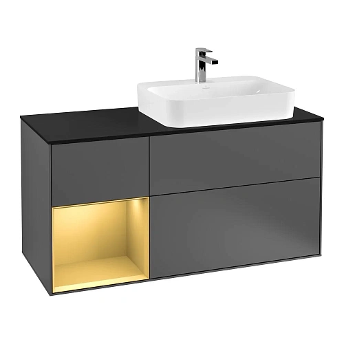 Тумба под раковину Villeroy & Boch Finion 120 см, с подсветкой G392HFGK Тумба под раковину Villeroy & Boch Finion 120 см, с подсветкой G392HFGK