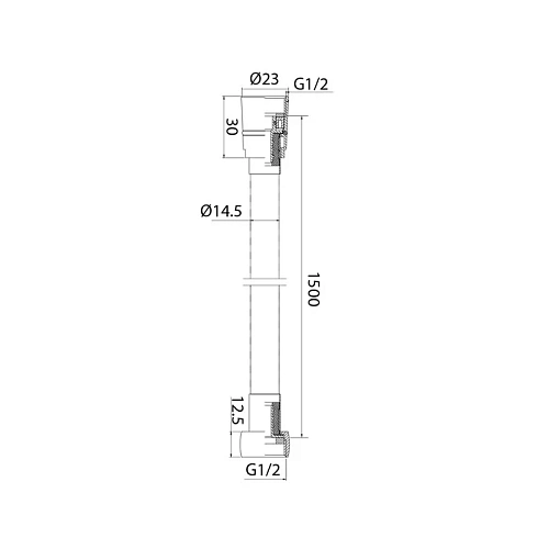 Душевой шланг IDDIS (04P15MGi19) золото матовое, ПВХ, 1.5м Душевой шланг IDDIS (04P15MGi19) золото матовое, ПВХ, 1.5м