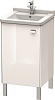 Картинка анонса товара «тумба под раковину duravit brioso br4420l1022 напольная 46 см белый глянцевый»