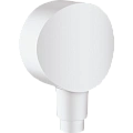 Шланговое подключение Hansgrohe Fixfit S 26453700, матовый белый Шланговое подключение Hansgrohe Fixfit S 26453700, матовый белый