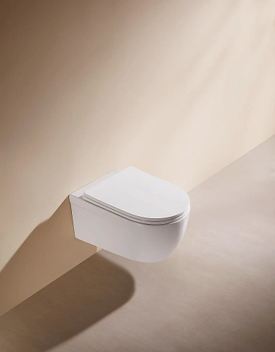 Унитаз подвесной ARROW AHB2105H без сиденья, безободковый, белый Унитаз подвесной ARROW AHB2105H без сиденья, безободковый, белый