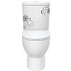 Картинка анонса товара «унитаз напольный sanita luxe art flora artslcc10040622 компакт с сиденьем soft close»