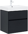 Тумба под раковину Aquanet Бруклин 60 антрацит матовый 00310140 Тумба под раковину Aquanet Бруклин 60 антрацит матовый 00310140