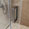 Душевая дверь BelBagno SOFT_CLOSE-2-BF-1-100-C-GM 100 см, профиль оружейная сталь, стекло прозрачное Душевая дверь BelBagno SOFT_CLOSE-2-BF-1-100-C-GM 100 см, профиль оружейная сталь, стекло прозрачное