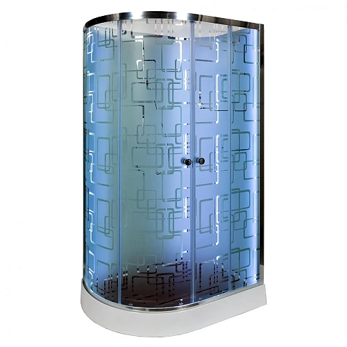 Душевая кабина Dto EM1511RN LED (EM1511RNLED+GM) 110x80 см с гидромассажем Душевая кабина Dto EM1511RN LED (EM1511RNLED+GM) 110x80 см с гидромассажем