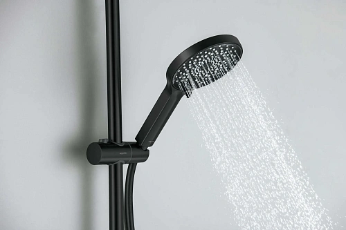 Душевой гарнитур Aquatek Лугано AQ2022MB черный матовый Душевой гарнитур Aquatek Лугано AQ2022MB черный матовый