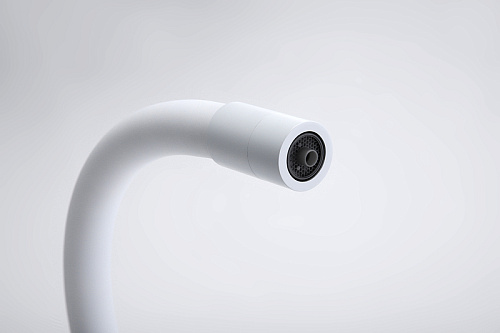 Смеситель для кухни Paulmark SALIX белый матовый Sa213419-WH Смеситель для кухни Paulmark SALIX белый матовый Sa213419-WH