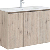 Тумба под раковину Aquanet Алвита New 100 3 дверцы, дуб веллингтон белый 00277533 Тумба под раковину Aquanet Алвита New 100 3 дверцы, дуб веллингтон белый 00277533