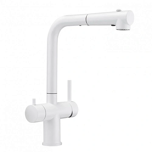 Смеситель для кухни Milacio Ultra 561 (MCU.561.WH) под фильтр, белый с вытяжной лейкой Смеситель для кухни Milacio Ultra 561 (MCU.561.WH) под фильтр, белый с вытяжной лейкой