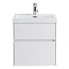 Тумба под раковину BelBagno PIETRA MINI-500AS-2C-SO-BL Bianco Lucido подвесная 494x395