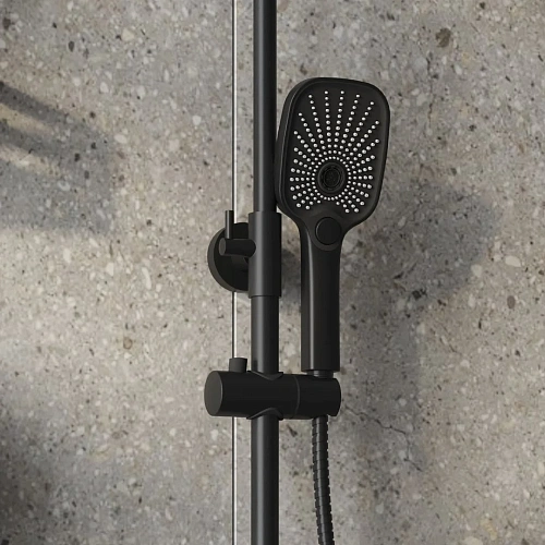 Душевая система GROSSMAN Advans 500.K35.09.210 черный матовый Душевая система GROSSMAN Advans 500.K35.09.210 черный матовый