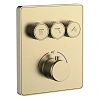 Смеситель для душа Wonzon &amp; Woghand (WW-INF323A-BG) термостатический встраиваемая на 3 потребителя, брашированное золото