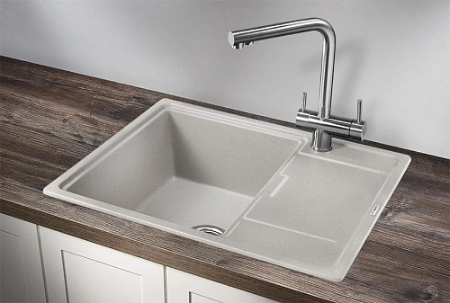 Кухонная мойка Granula 6503, БАЗАЛЬТ, кварц 650х500 Кухонная мойка Granula 6503, БАЗАЛЬТ, кварц 650х500