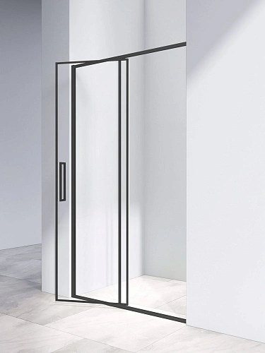 Душевая дверь Vincea Slim 8mm VDP-4SL120CLB, черный, стекло прозрачное Душевая дверь Vincea Slim 8mm VDP-4SL120CLB, черный, стекло прозрачное