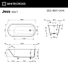 Ванна из искусственного камня WHITECROSS Jess 160x71 RAL матовый 0223.160071.2XXXX Ванна из искусственного камня WHITECROSS Jess 160x71 RAL матовый 0223.160071.2XXXX