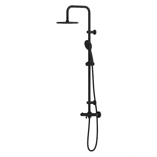 Душевая система Dorff Futura D0710522 с термостатом, черный Душевая система Dorff Futura D0710522 с термостатом, черный