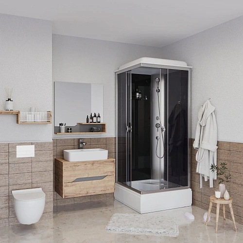 Душевая кабина Niagara Eco E90/26Q/TN (900х900х2150) E90/26Q/TN Душевая кабина Niagara Eco E90/26Q/TN (900х900х2150) E90/26Q/TN