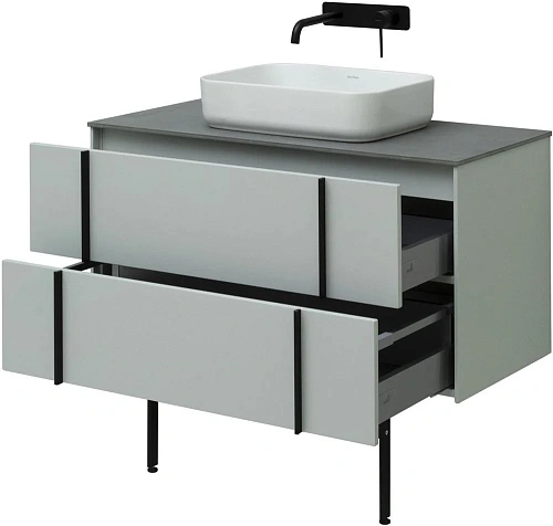 Тумба под раковину Allen Brau Reality 1.32007.PWM 100 рapyrus white matt Тумба под раковину Allen Brau Reality 1.32007.PWM 100 рapyrus white matt