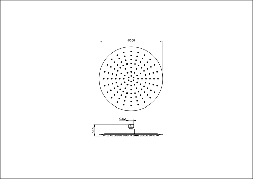 Верхний душ Wonzon & Woghand темный графит (WW-88DP04-BGM) Верхний душ Wonzon & Woghand темный графит (WW-88DP04-BGM)