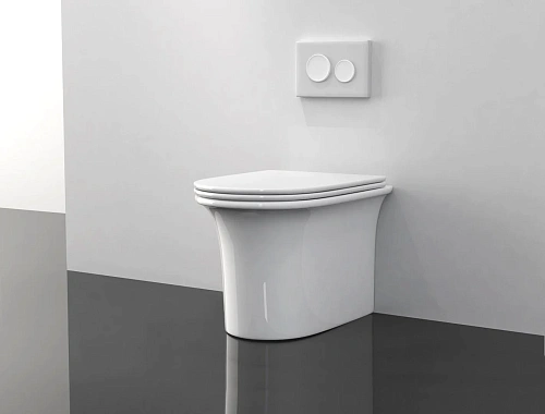 Унитаз приставной ARROW AB2191 белый без сиденья Унитаз приставной ARROW AB2191 белый без сиденья