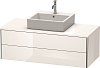 Картинка анонса товара «тумба под раковину duravit xsquare xs491202222 120 см белая глянцевый»