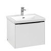 Картинка анонса товара «тумба под раковину villeroy &amp; boch subway 3.0 с подсветкой pure white / pure white c577l1vf»