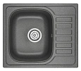 Кухонная мойка Granula 5801, ГРАФИТ (ЧЁРНО-СЕРЫЙ), кварц 575х495 Кухонная мойка Granula 5801, ГРАФИТ (ЧЁРНО-СЕРЫЙ), кварц 575х495