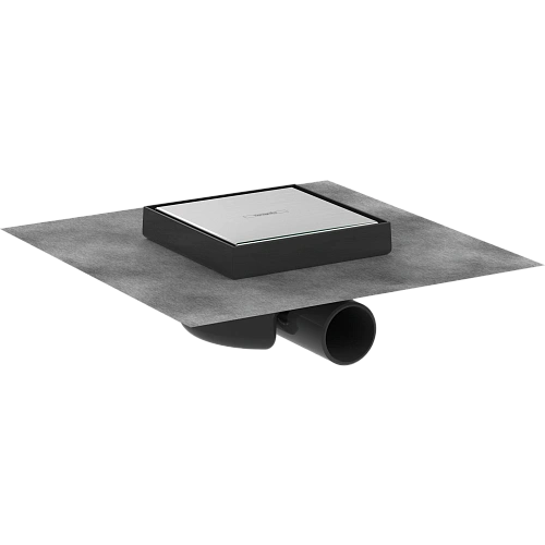 Душевой трап Hansgrohe RainDrain Spot, 15х15 см, для облицовки плиткой 56112800, шлифованная сталь 56112800. Душевой трап Hansgrohe RainDrain Spot, 15х15 см, для облицовки плиткой 56112800, шлифованная сталь 56112800.