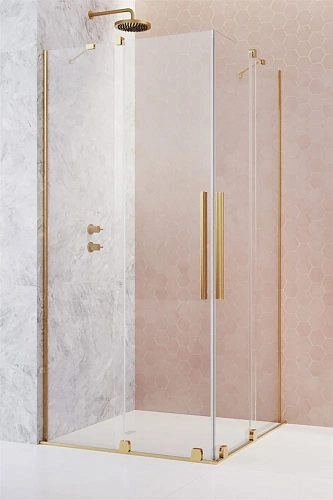 Душевая перегородка Radaway Furo KDD Gold 110x200 прозрачное 8 мм правая часть 2/2 10105110-09-01R Душевая перегородка Radaway Furo KDD Gold 110x200 прозрачное 8 мм правая часть 2/2 10105110-09-01R
