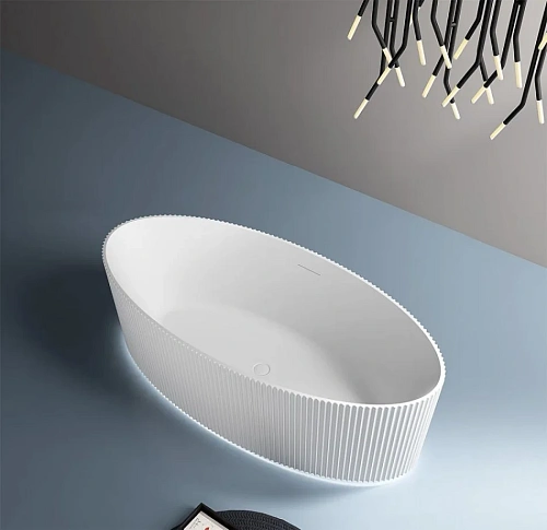 Ванна отдельностоящая ABBER AB9327 180x85 универсальная, белая акриловая Ванна отдельностоящая ABBER AB9327 180x85 универсальная, белая акриловая