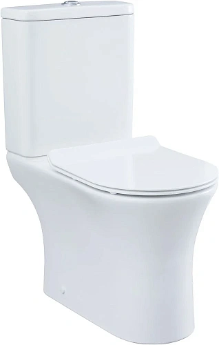 Чаша напольного унитаза Aquanet Rimless Roll 2-C CL-12289 с сиденьем Чаша напольного унитаза Aquanet Rimless Roll 2-C CL-12289 с сиденьем