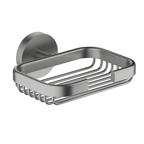 Мыльница Aquatek Бетта AQ4633BGM черный хром шлифованный Мыльница Aquatek Бетта AQ4633BGM черный хром шлифованный