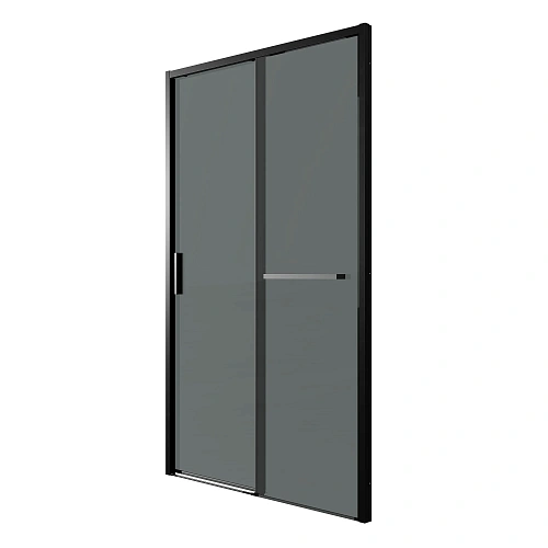 Душевая дверь GROSSMAN Style 100.K33.05.110.21.10 (110x195) черный матовый, стекло тонированное Душевая дверь GROSSMAN Style 100.K33.05.110.21.10 (110x195) черный матовый, стекло тонированное