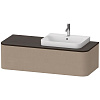 Картинка анонса товара «тумба под раковину duravit happy d.2 plus hp4932r7575 подвесная 130 см лен»