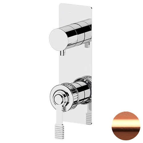 Смеситель для душа Remer Atelier AL92WBRP, медь брашированная Смеситель для душа Remer Atelier AL92WBRP, медь брашированная