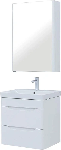 Комплект мебели Aquanet София 60 белый глянец (2 ящика) 00274197 Комплект мебели Aquanet София 60 белый глянец (2 ящика) 00274197