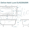 Ванна чугунная Delice Haiti Luxe 180х80 с отверстиями под ручки DLR230639R Ванна чугунная Delice Haiti Luxe 180х80 с отверстиями под ручки DLR230639R