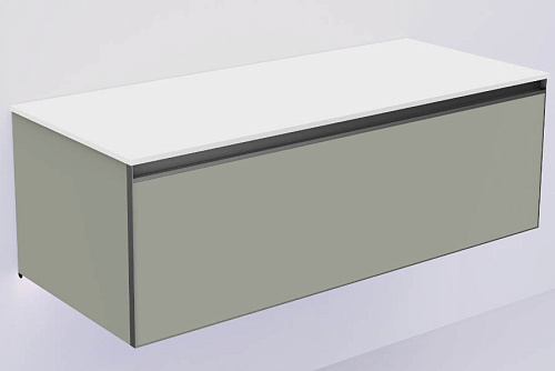 Тумба под раковину Armadi Art QUATRO 790-M1-120-L-A-LED 120 см тумба LUNA профиль ANTHRACITE Тумба под раковину Armadi Art QUATRO 790-M1-120-L-A-LED 120 см тумба LUNA профиль ANTHRACITE