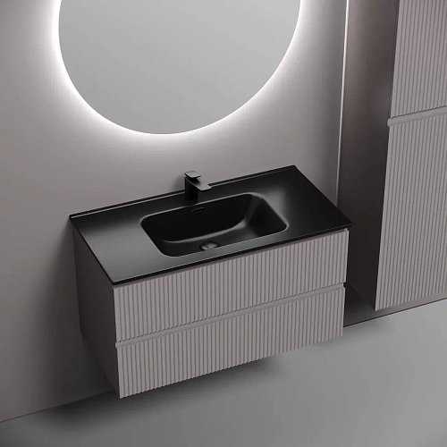 Тумба под раковину Sancos Snob R SNR90SM 890х445х500 Doha Soft, подвесная Тумба под раковину Sancos Snob R SNR90SM 890х445х500 Doha Soft, подвесная