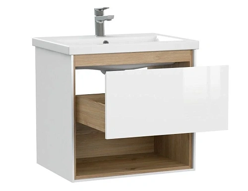 Тумба под раковину Cersanit LOUNA 60 (SZ-LOU-CO60/Wh) подвесная для COMO 60 белый 64070 Тумба под раковину Cersanit LOUNA 60 (SZ-LOU-CO60/Wh) подвесная для COMO 60 белый 64070