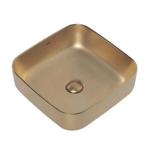 Раковина ABBER Rechteck AC2211MMG накладная, золото матовое Раковина ABBER Rechteck AC2211MMG накладная, золото матовое