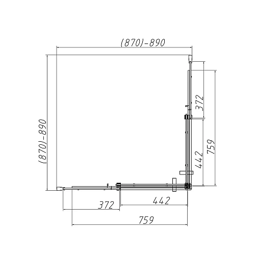 Душевой уголок Vincea Dice VSS-4D900CL, 900x900, хром, стекло прозрачное Душевой уголок Vincea Dice VSS-4D900CL, 900x900, хром, стекло прозрачное