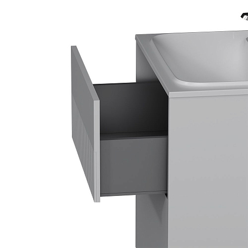 Тумба под раковину AM.PM Func M8FFUX0602WM push-to-open, 60 см, белый матовый Тумба под раковину AM.PM Func M8FFUX0602WM push-to-open, 60 см, белый матовый