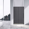 Картинка анонса товара «душевая дверь vincea slim-n vds-4sn130cgb, 1300, черный, стекло тонированное»