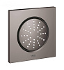 Картинка анонса товара «форсунка боковая grohe rainshower f 5 дюймов, темный графит глянец (27251a00)»