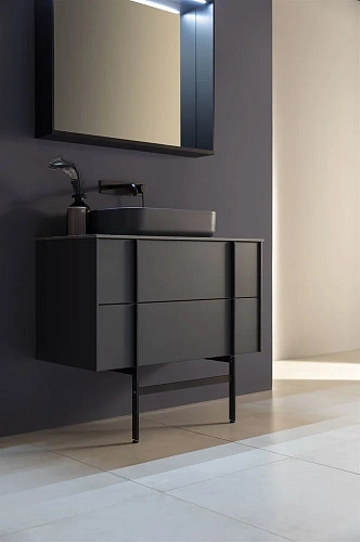 Тумба под раковину Allen Brau Reality 100 1.32007.AM антрацит матовый Тумба под раковину Allen Brau Reality 100 1.32007.AM антрацит матовый